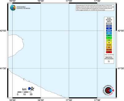 Mappa EMS - territori località