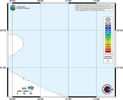 Mappa MCS - territori località