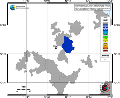Mappa MCS - territori comuni
