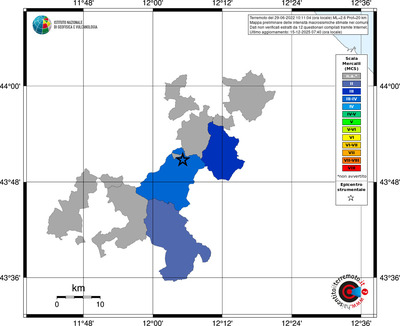 Mappa MCS - territori comuni