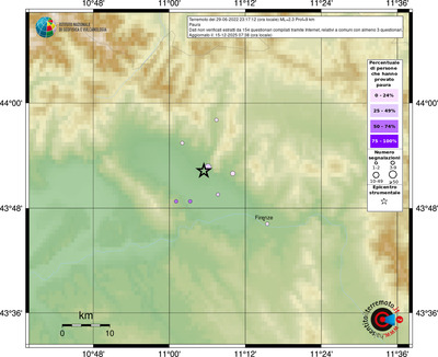 Mappa comuni con almeno 3 questionari