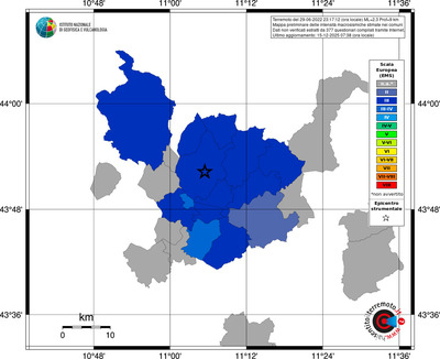 Mappa EMS - territori comuni