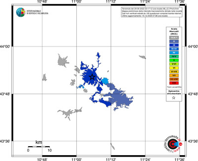 Mappa MCS - territori località