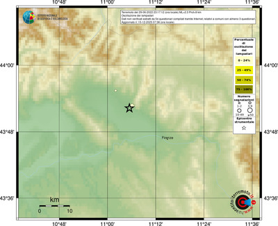 Mappa comuni con almeno 3 questionari