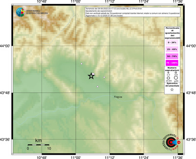 Mappa comuni con almeno 3 questionari