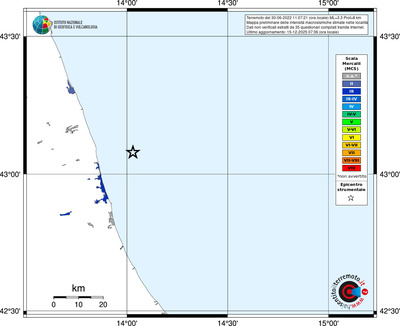 Mappa MCS - territori località