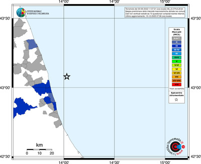 Mappa MCS - territori comuni