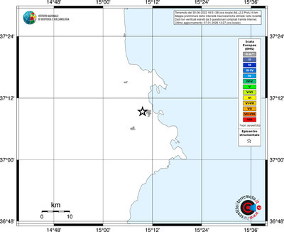 Mappa EMS - territori località