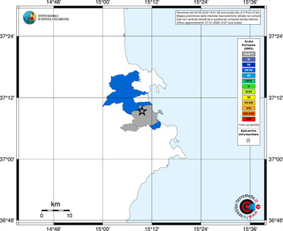Mappa EMS - territori comuni