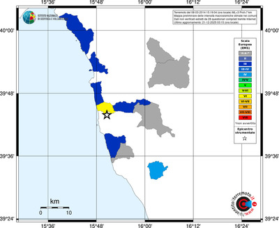 Mappa EMS - territori comuni
