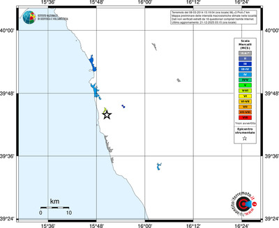 Mappa MCS - territori località