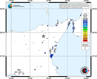 Mappa MCS - territori località