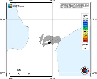Mappa MCS - territori comuni