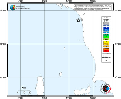 Mappa MCS - territori località