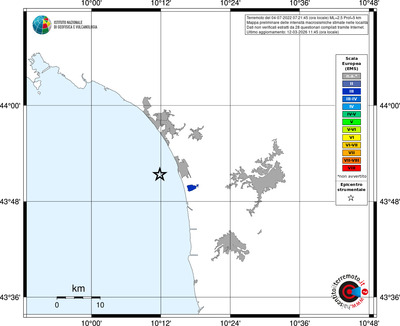 Mappa EMS - territori località