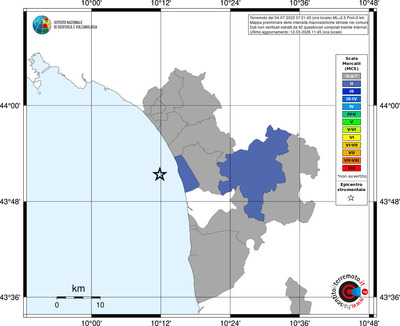 Mappa MCS - territori comuni