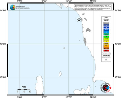 Mappa MCS - territori località