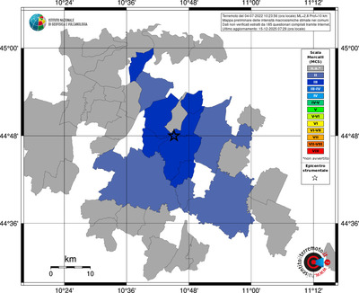Mappa MCS - territori comuni