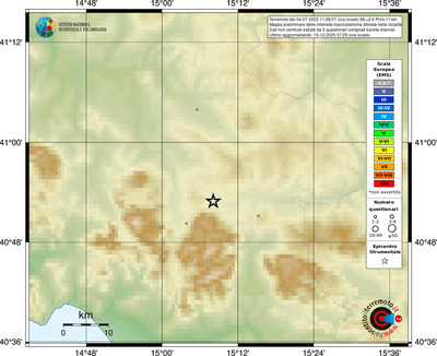 Mappa EMS - località