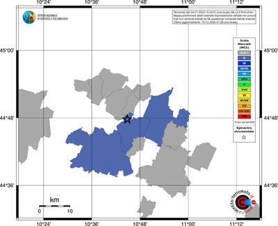 Mappa MCS - territori comuni