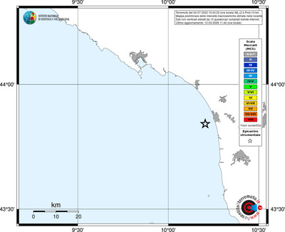 Mappa MCS - territori località
