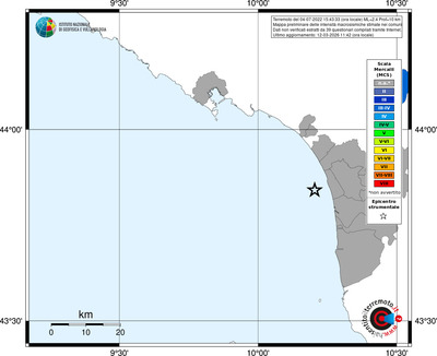 Mappa MCS - territori comuni