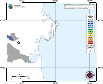 Mappa EMS - territori comuni
