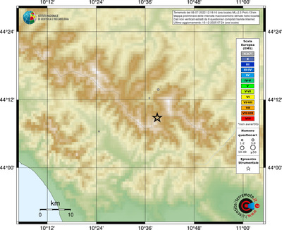 Mappa EMS - località