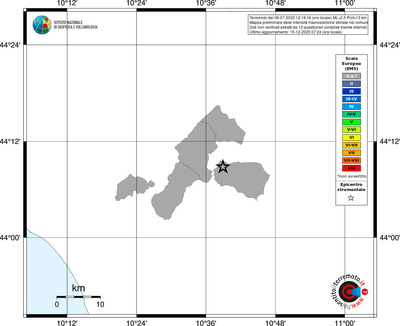 Mappa EMS - territori comuni