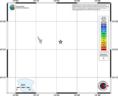Mappa MCS - territori località