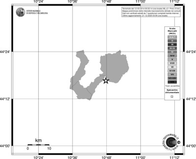 Mappa MCS - territori comuni