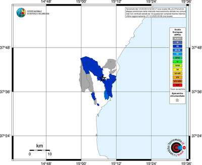 Mappa EMS - territori comuni