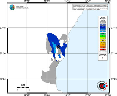 Mappa EMS - territori comuni