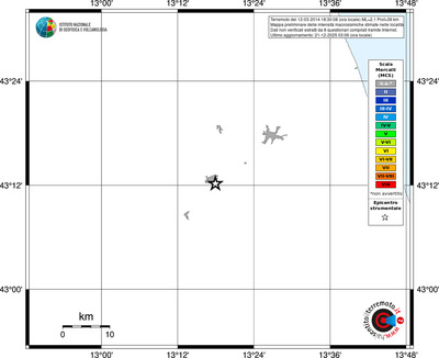 Mappa MCS - territori località