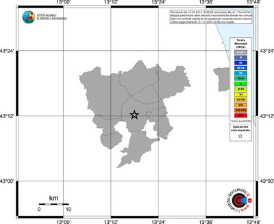 Mappa MCS - territori comuni