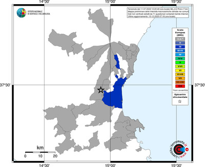 Mappa EMS - territori comuni