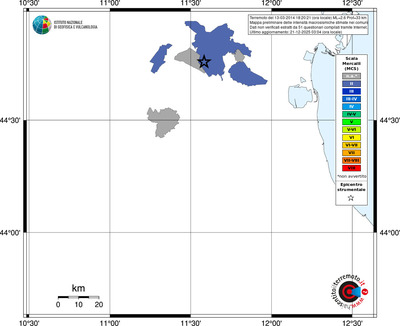 Mappa MCS - territori comuni