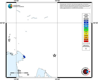 Mappa EMS - territori località
