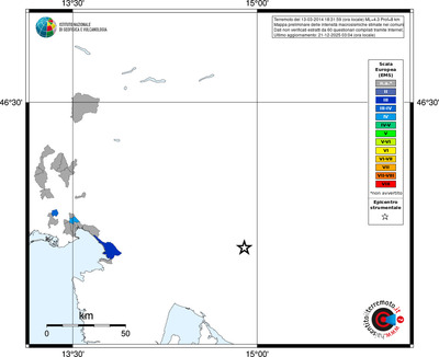 Mappa EMS - territori comuni