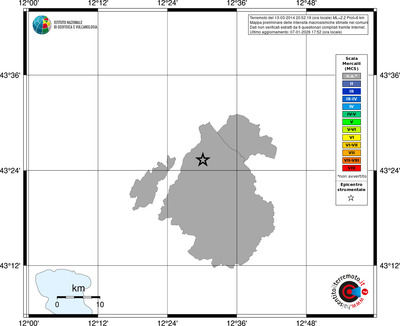Mappa MCS - territori comuni