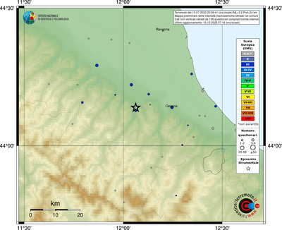 Mappa EMS - comuni