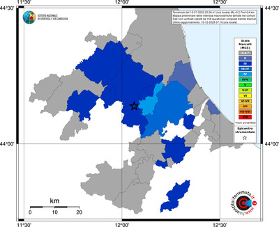 Mappa MCS - territori comuni