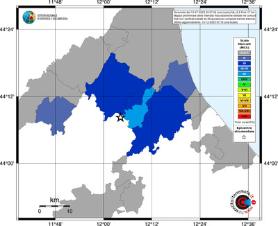 Mappa MCS - territori comuni