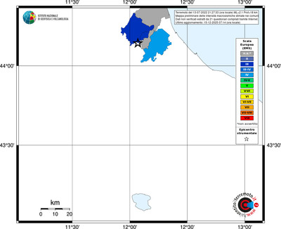 Mappa EMS - territori comuni
