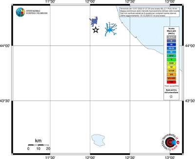 Mappa MCS - territori località