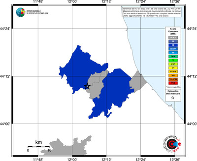 Mappa EMS - territori comuni