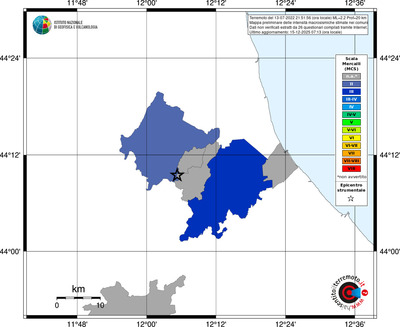Mappa MCS - territori comuni