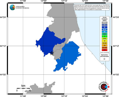 Mappa EMS - territori comuni