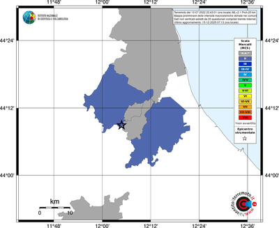 Mappa MCS - territori comuni