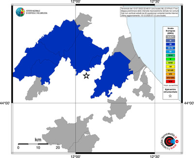Mappa EMS - territori comuni